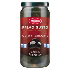 Melissa Primo Gusto Oliwki greckie czarne bez pestek 230 g