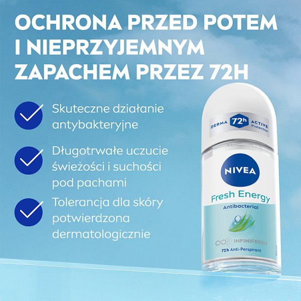 Nivea Fresh Energy Antyperspirant W Kulce 50 ml