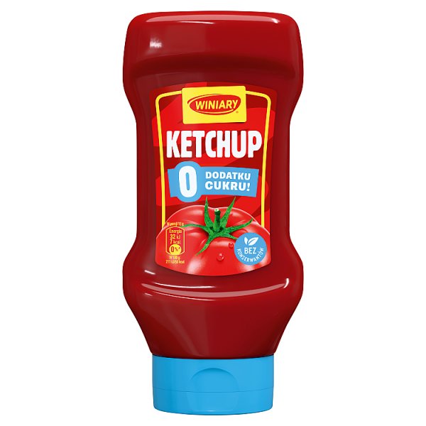 WINIARY Ketchup bez dodatku cukru 410 g