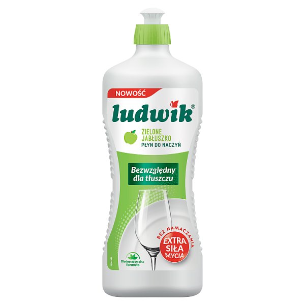 Ludwik Płyn do naczyń zielone jabłuszko 900 g
