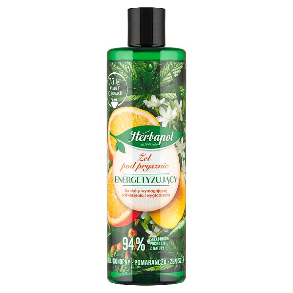 Herbapol Żel pod prysznic energetyzujący 400 ml