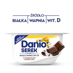 Danio Serek z kawałkami czekolady 130 g
