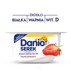Danio Serek truskawkowy 130 g