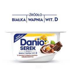 Danio Serek o smaku czekoladowo-orzechowym 130 g