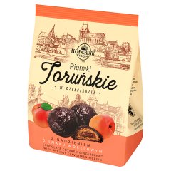 Kopernik Pierniki toruńskie w czekoladzie z nadzieniem o smaku morelowym 150 g