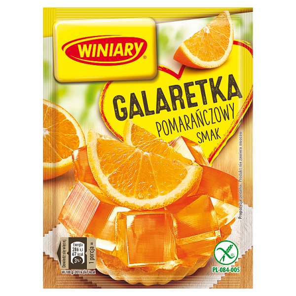 Winiary Galaretka pomarańczowy smak 71 g