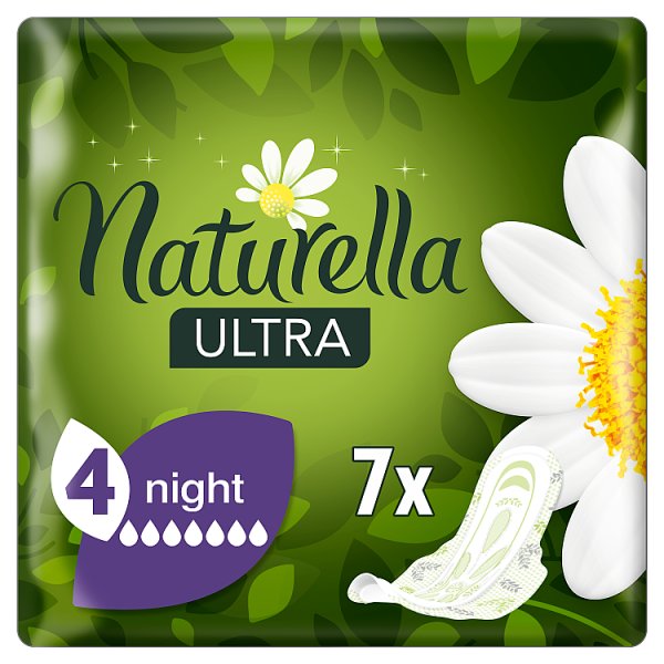 Naturella Ultra Night Size 4 Podpaski ze skrzydełkami x7