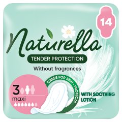 Naturella Ultra Tender Protection Maxi, Bez barwników i substancji zapachowych, podpaski [{x}] sztuk