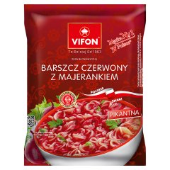 Vifon Zupa błyskawiczna barszcz czerwony z majerankiem 67 g