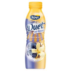 Jovi Duet Napój jogurtowy o smaku jagoda-wanilia 350 g