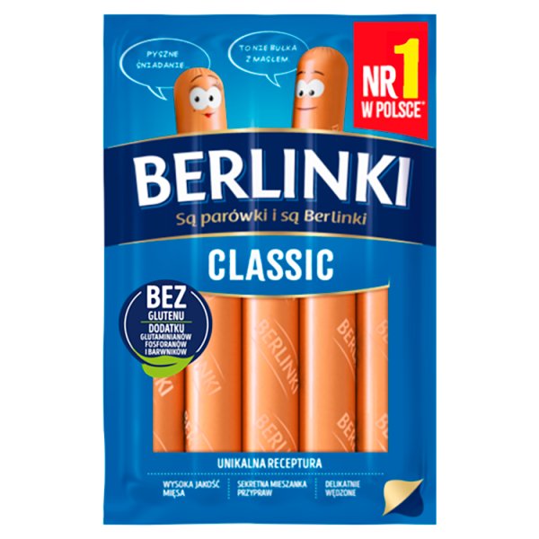 Berlinki Classic Kiełbasa 225 g