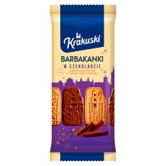 Krakuski Barbakanki Herbatniki korzenne w czekoladzie mlecznej 200 g