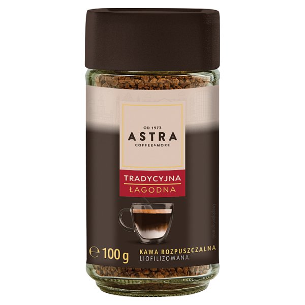 Astra Kawa rozpuszczalna liofilizowana tradycyjna łagodna 100 g