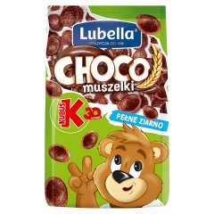 Lubella Choco muszelki Zbożowe muszelki o smaku czekoladowym 500 g