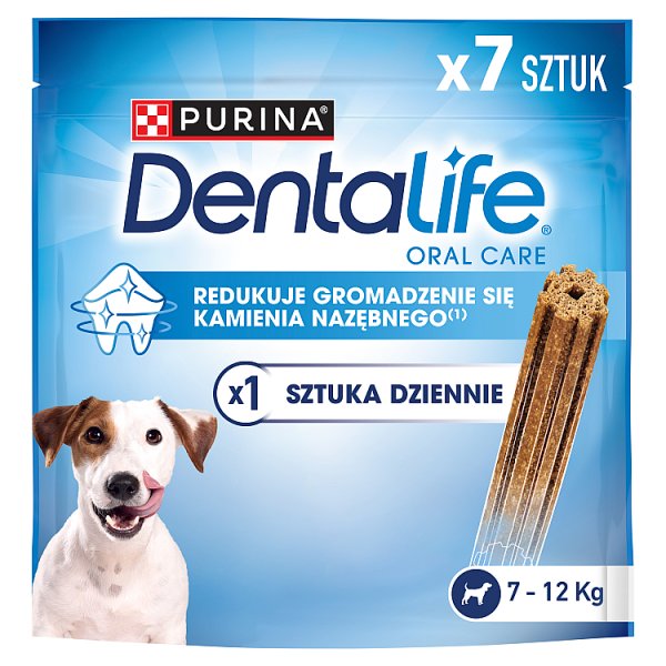 Dentalife Uzupełniająca karma dla dorosłych psów 7-12 kg 115 g (7 sztuk)