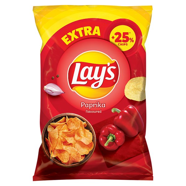 Lay&#039;s Chipsy ziemniaczane o smaku papryki 163 g