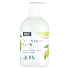 Eva Natura Mydło w płynie zielona oliwka & limonka 500 ml