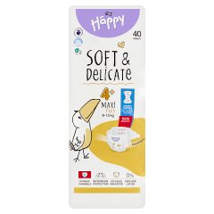 Bella Baby Happy Pieluszki jednorazowe 4+ maxi plus 9-15 kg 40 sztuk