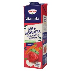 Hortex Vitaminka Sok antyoksydacja jabłko marchew truskawka 1 l