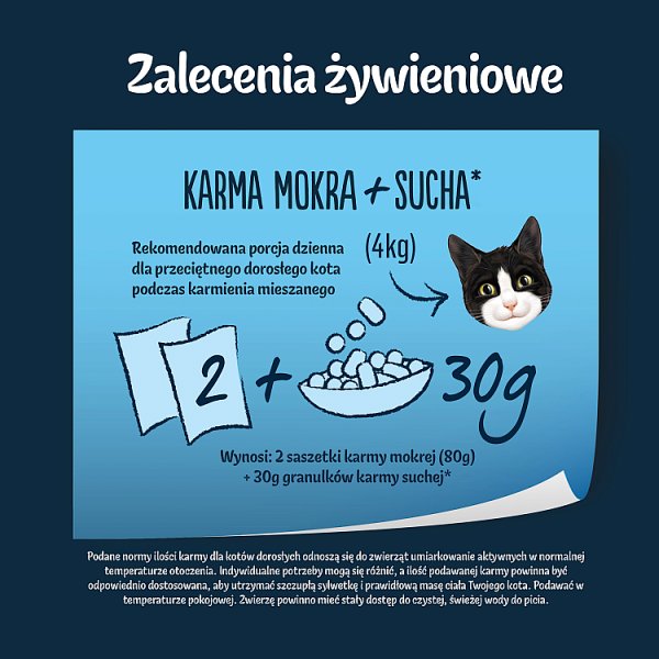 Felix Deliciously Sliced Karma dla kotów rybne smaki w galaretce 320 g (4 x 80 g)