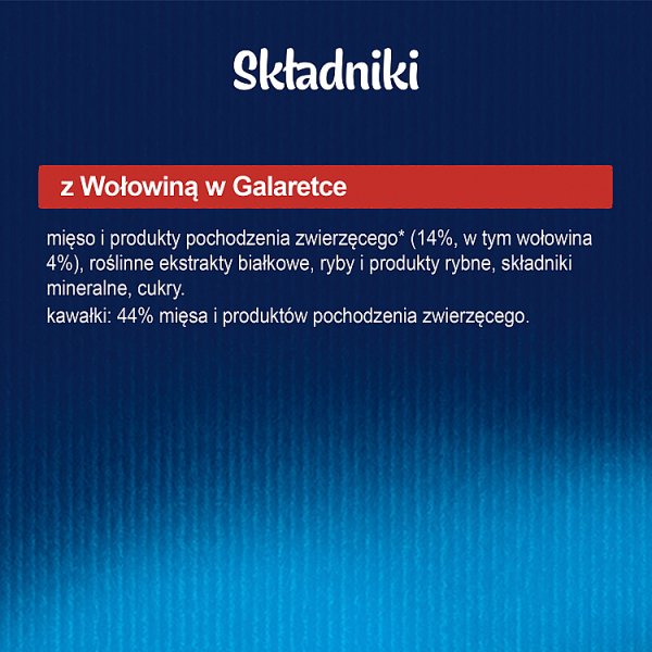 Felix Fantastic Karma dla kotów z wołowiną w galaretce 85 g