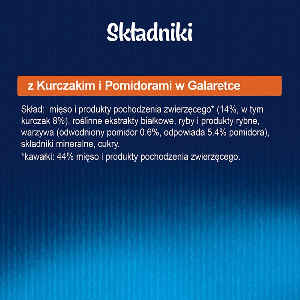 Felix Fantastic Karma dla kotów z kurczakiem i pomidorami w galaretce 85 g