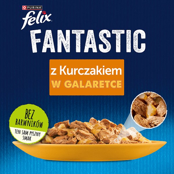 Felix Fantastic Karma dla kotów kurczak w galaretce 85 g