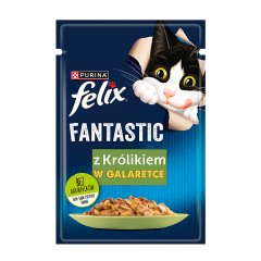 Felix Fantastic Karma dla kotów królik w galaretce 85 g