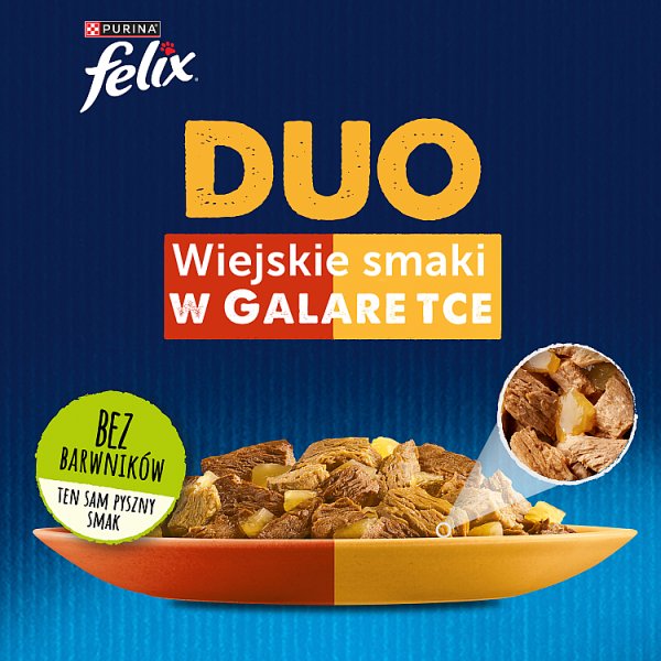 Felix Duo Karma dla kotów wiejskie smaki w galaretce 340 g (4 x 85 g)