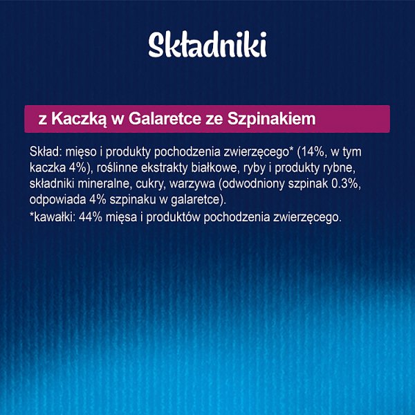 Felix Sensations Jellies Karma dla kotów z kaczką w galaretce ze szpinakiem 85 g