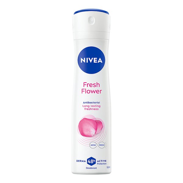 Nivea Fresh Flower 0% soli aluminium dezodorant 150 ml