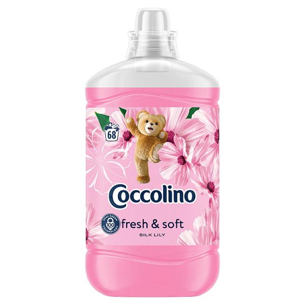 Coccolino Silk Lily Płyn do płukania tkanin koncentrat 1700 ml (68 prań)