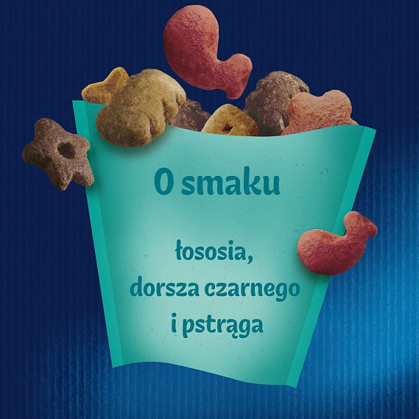 Felix Party Mix Ocean Przekąski o smaku łososia dorsza czarnego i pstrąga 60 g