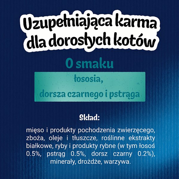 Felix Party Mix Ocean Przekąski o smaku łososia dorsza czarnego i pstrąga 60 g