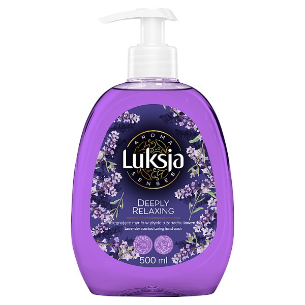Luksja Aroma Senses Pielęgnujące mydło w płynie o zapachu lawendy 500 ml