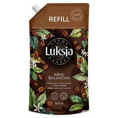 Luksja Aroma Senses Pielęgnujące mydło w płynie o zapachu kawy opakowanie uzupełniające 900 ml