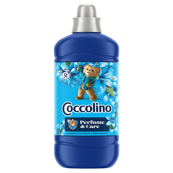 Coccolino Passion Flower &amp; Bergamot Płyn do płukania tkanin koncentrat 1275 ml (51 prań)