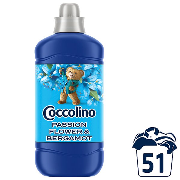 Coccolino Passion Flower &amp; Bergamot Płyn do płukania tkanin koncentrat 1275 ml (51 prań)
