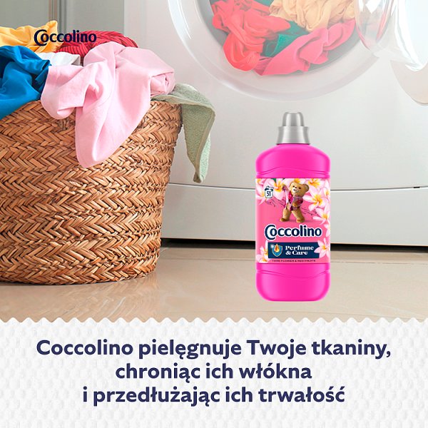 Coccolino Tiare Flower &amp; Red Fruits Płyn do płukania tkanin koncentrat 1275 ml (51 prań)