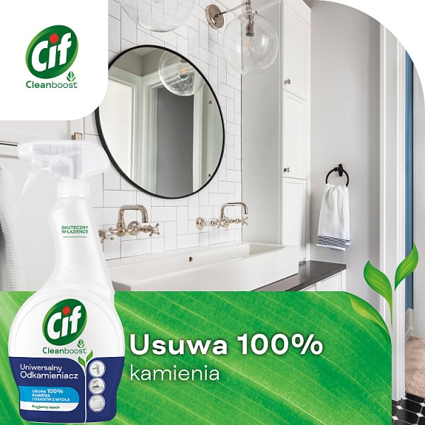 Cif Cleanboost Uniwersalny odkamieniacz 500 ml