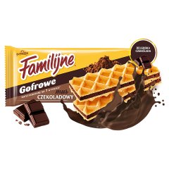 Familijne Gofrowe wafle z musem czekoladowym 130 g