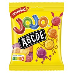 Jojo ABCDE Mieszanka żelków o smaku owocowym 80 g