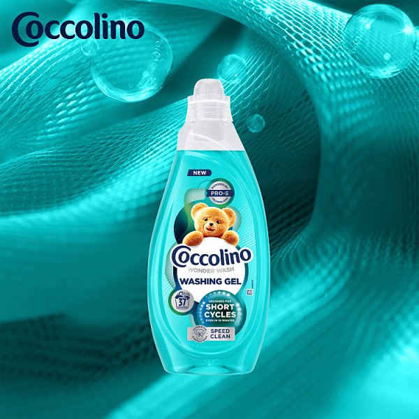 Coccolino Wonder Wash Speed Clean Żel do prania 1480 ml (37 prań)