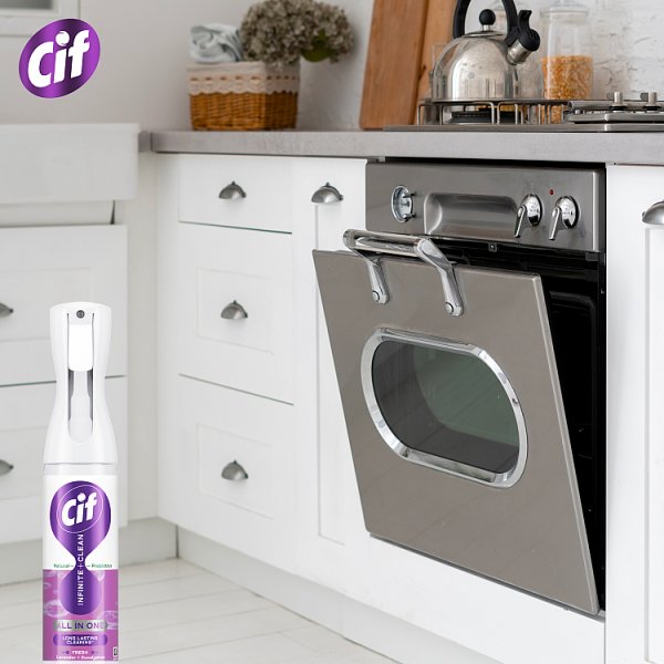 Cif Infinite Clean Lavender &amp; Eucalyptus Spray z naturalnymi probiotykami 280 ml