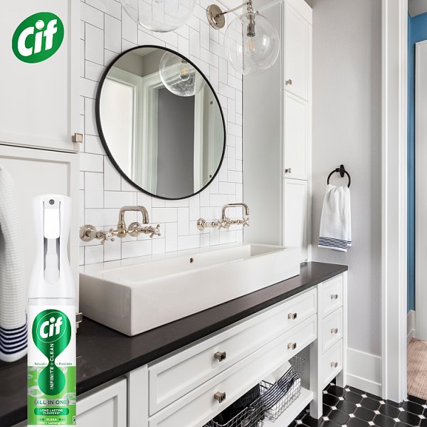 Cif Infinite Clean Lime &amp; Lemongrass Spray z naturalnymi probiotykami 280 ml
