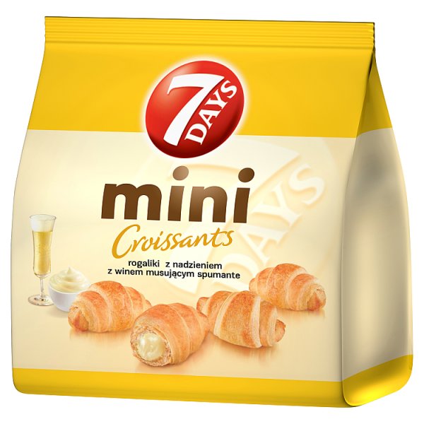 7 Days Mini Rogaliki Z Nadzieniem Z Winem Musującym Spumante 185 G