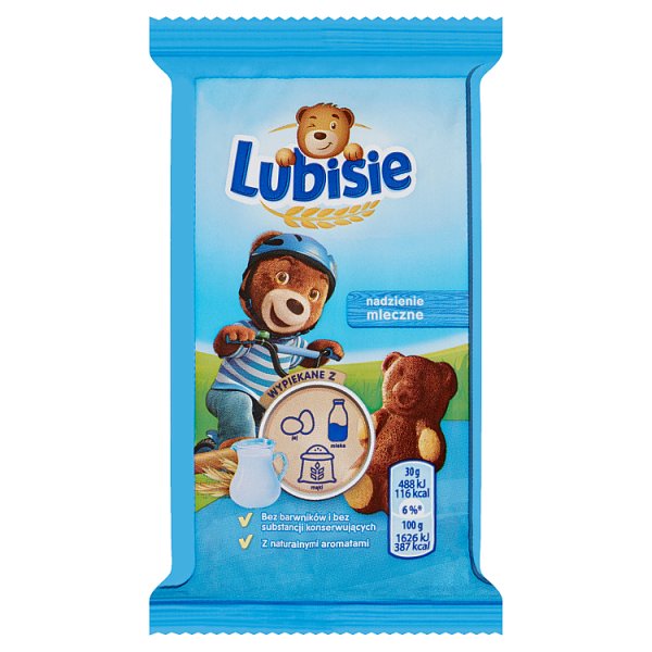 Lubisie Ciastko Biszkoptowe Z Nadzieniem Mlecznym 30 G