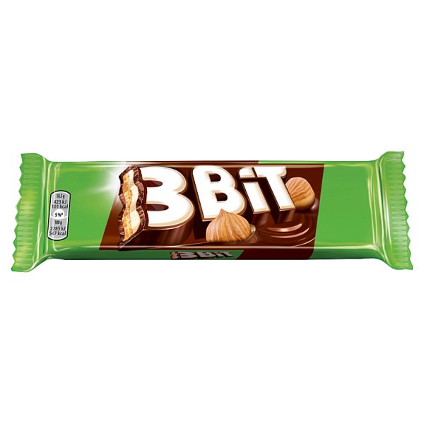 3bit Baton W Czekoladzie Mlecznej Z Nadzieniem O Smaku Orzechowym I Herbatnikiem 46 G