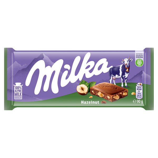 Milka Hazelnut Czekolada Mleczna 90 G