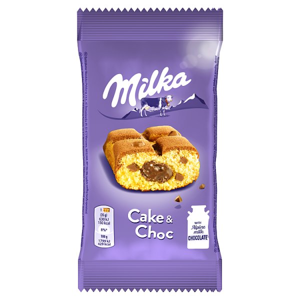 Milka Cake &amp; Choc Ciastko Biszkoptowe 35 G